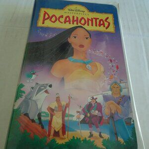 Pocahontas - A Walt Disney Masterpiece Film - VHS Tape - 1996 - Clamshell Case